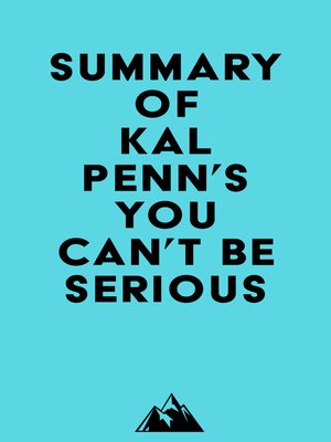 cover image of Summary of Kal Penn's You Can't Be Serious